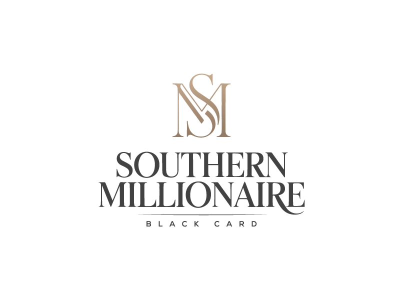 Southern Millionaire Black Card logo design by Sami Ur Rab