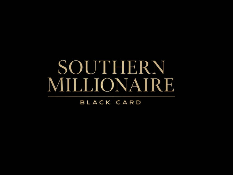 Southern Millionaire Black Card logo design by Michael Luutu