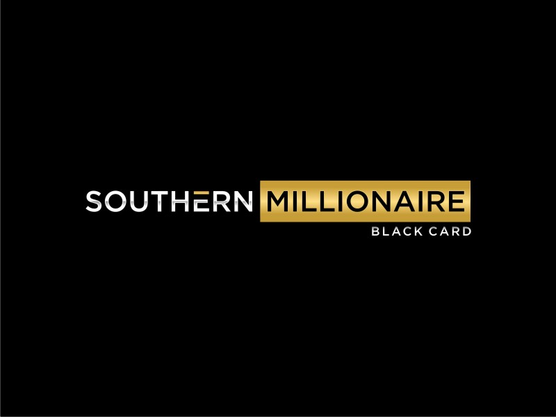 Southern Millionaire Black Card logo design by sheilavalencia