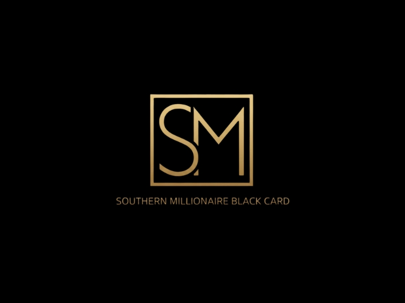 Southern Millionaire Black Card logo design by Michael Luutu