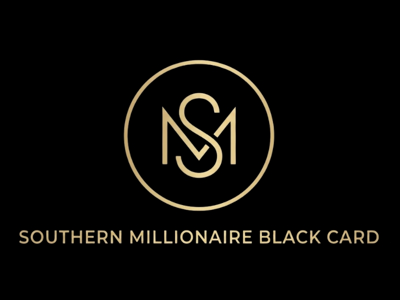 Southern Millionaire Black Card logo design by Michael Luutu