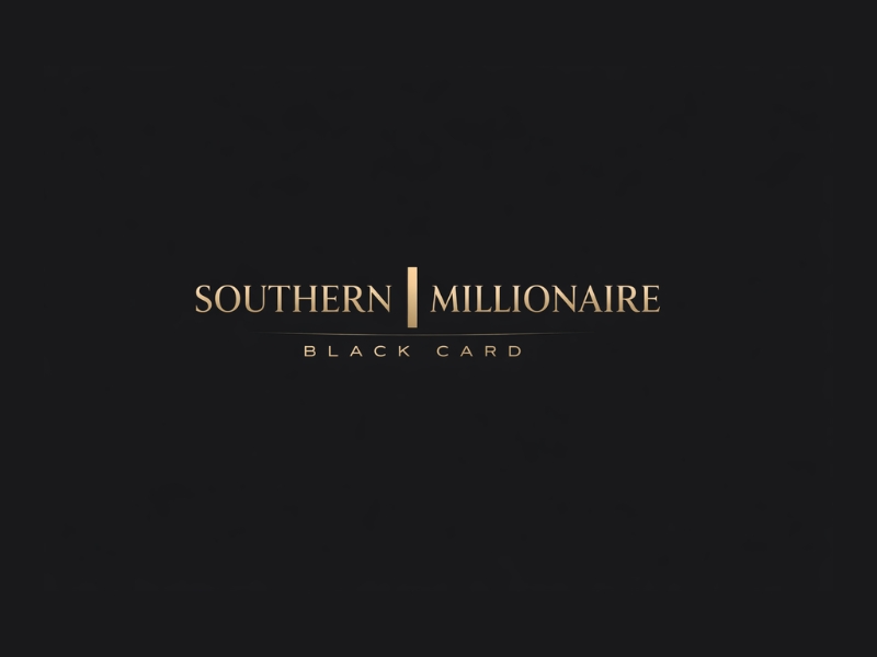 Southern Millionaire Black Card logo design by Michael Luutu