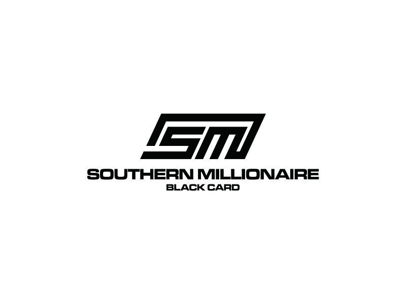 Southern Millionaire Black Card logo design by azizah