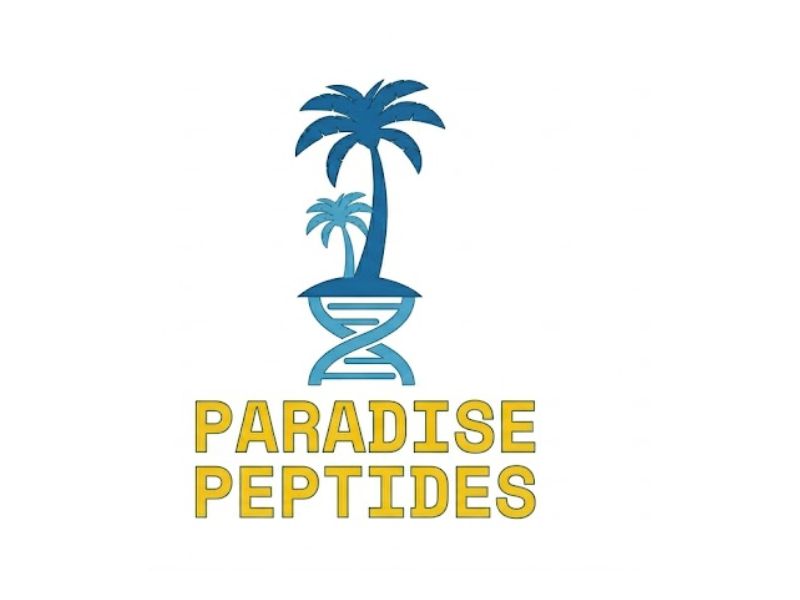 Paradise Peptides logo design by giphone