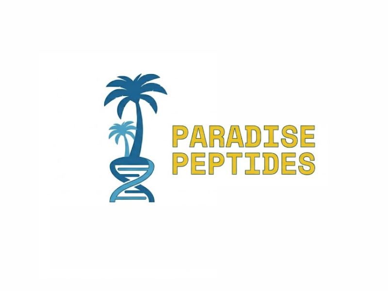 Paradise Peptides logo design by giphone