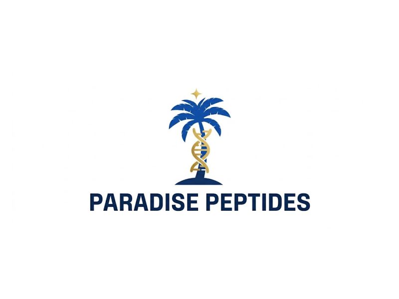 Paradise Peptides logo design by giphone