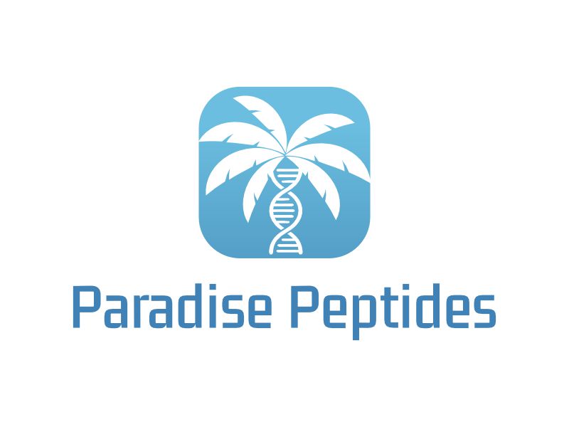 Paradise Peptides logo design by veter