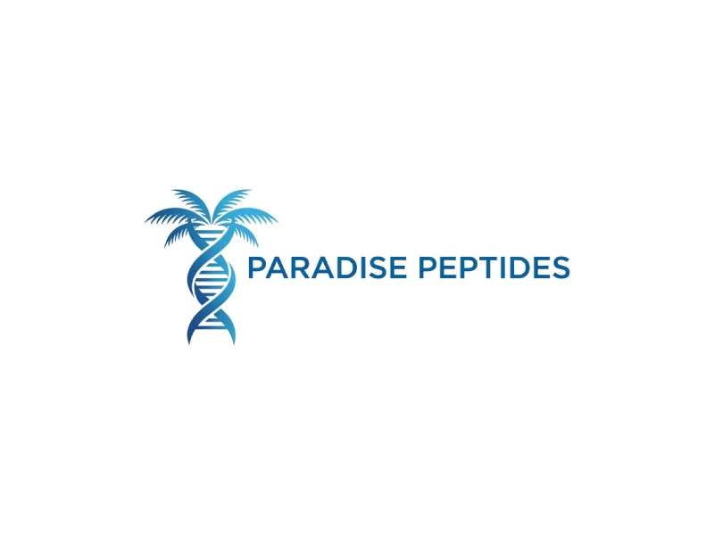Paradise Peptides logo design by Poki
