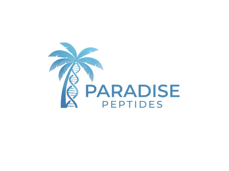 Paradise Peptides logo design by Poki
