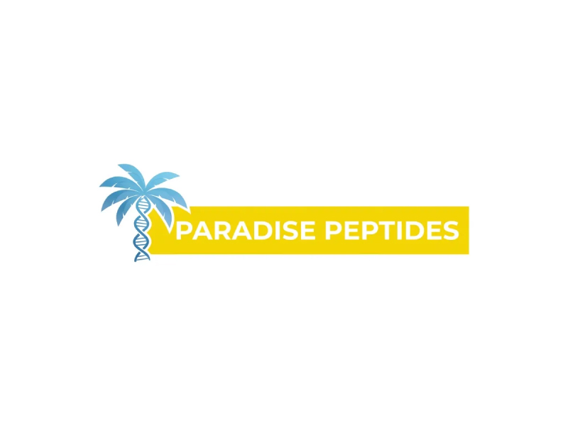 Paradise Peptides logo design by Poki