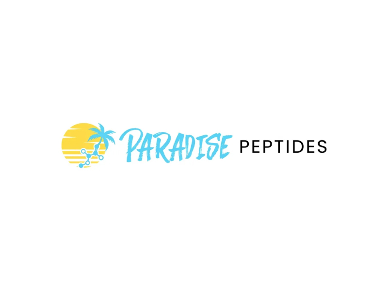 Paradise Peptides logo design by Poki