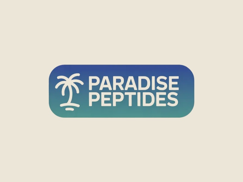 Paradise Peptides logo design by anchorbuzz
