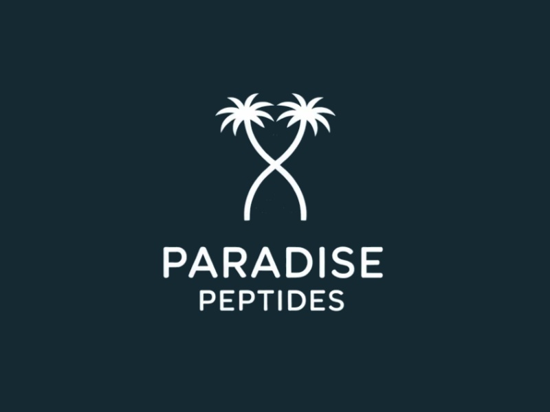 Paradise Peptides logo design by anchorbuzz