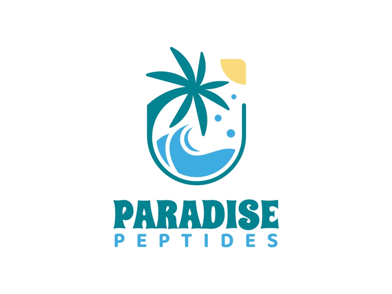 Paradise Peptides logo design by ekitessar