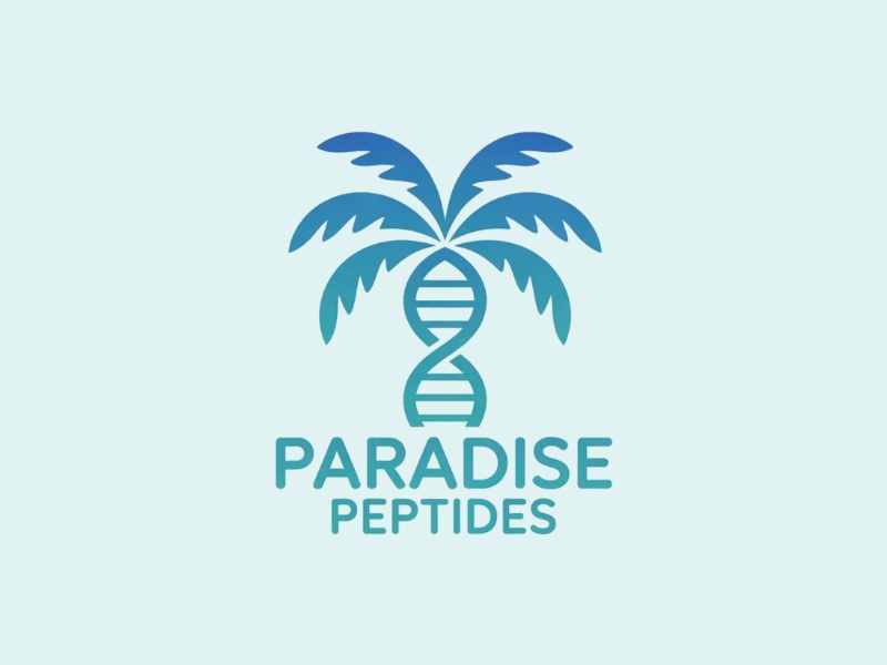 Paradise Peptides logo design by anchorbuzz