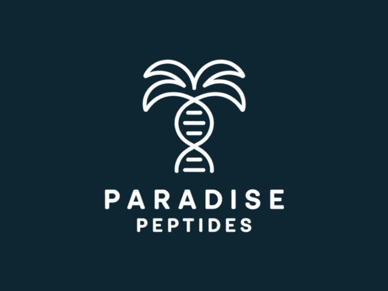 Paradise Peptides logo design by anchorbuzz