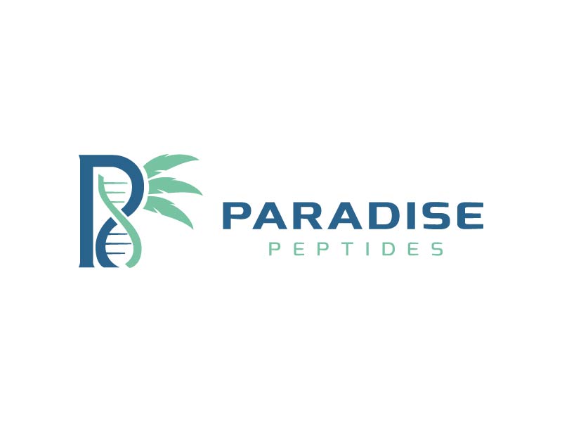Paradise Peptides logo design by IanGAB