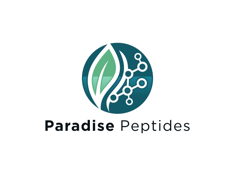 Paradise Peptides logo design by andawiya