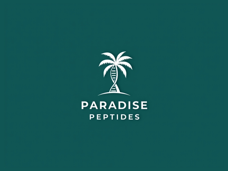 Paradise Peptides logo design by ruki