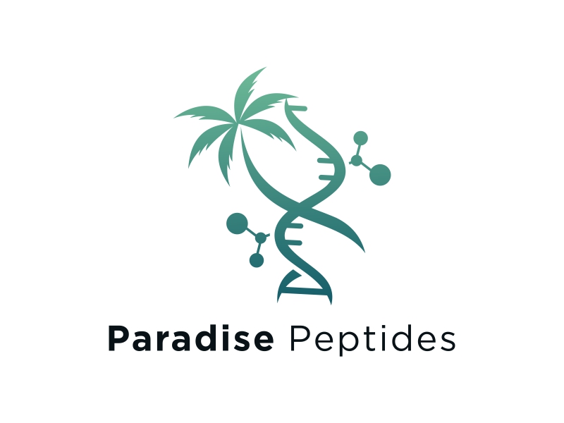 Paradise Peptides logo design by andawiya