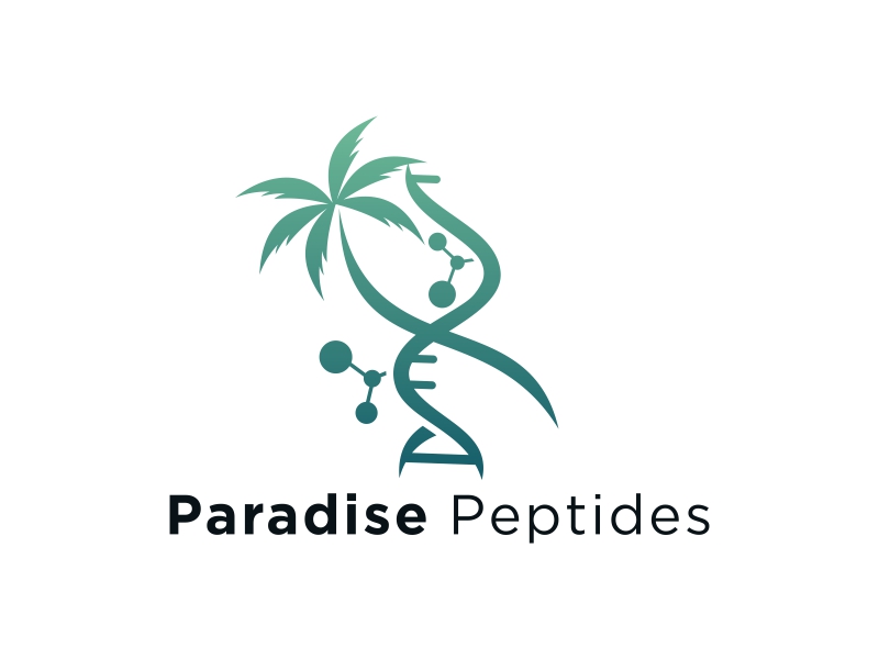 Paradise Peptides logo design by andawiya