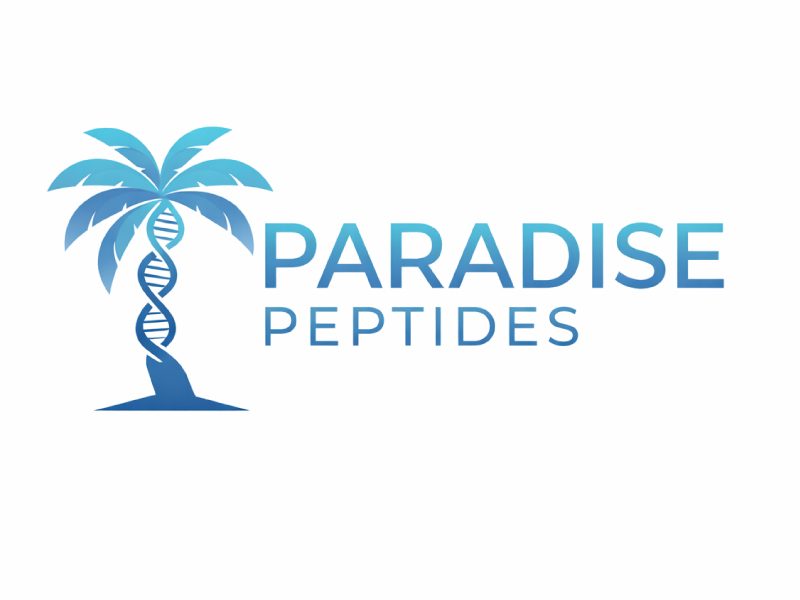 Paradise Peptides logo design by USDOT