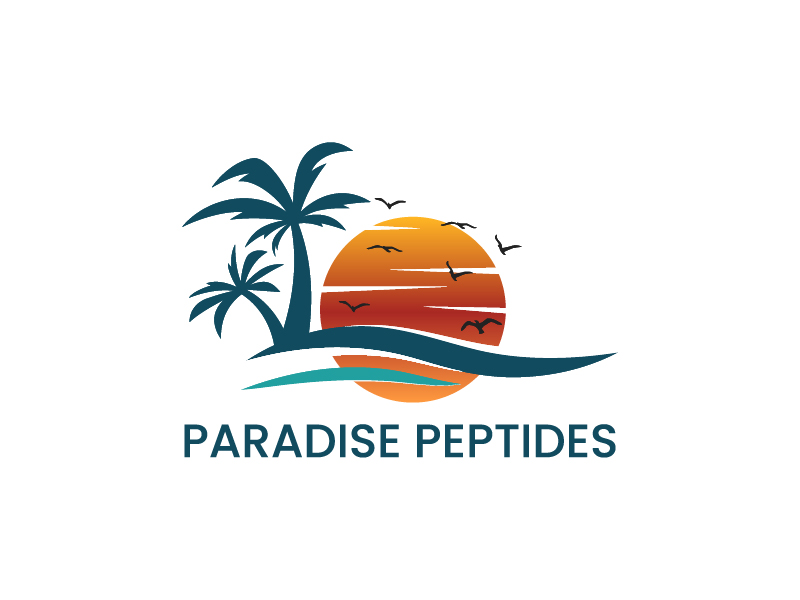 Paradise Peptides logo design by planoLOGO