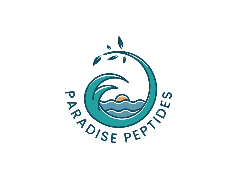 Paradise Peptides logo design by planoLOGO