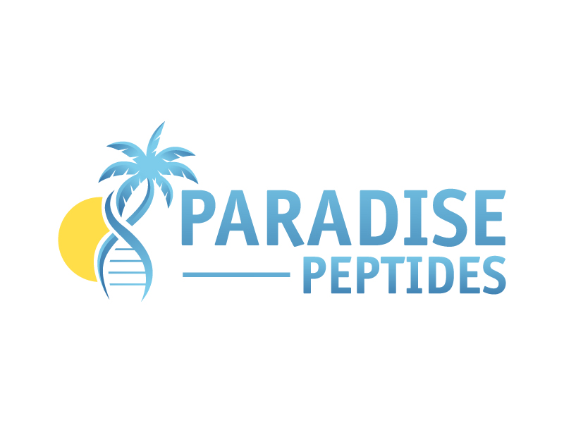 Paradise Peptides logo design by MAXR