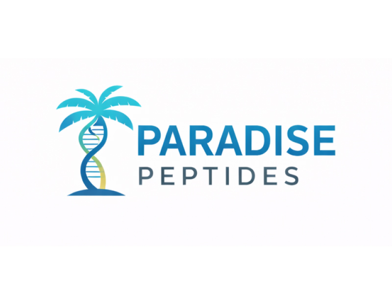 Paradise Peptides logo design by Suparna