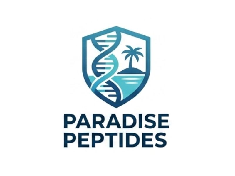 Paradise Peptides logo design by iffikhan