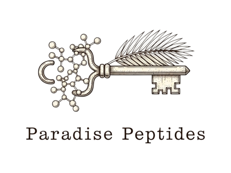 Paradise Peptides logo design by iffikhan