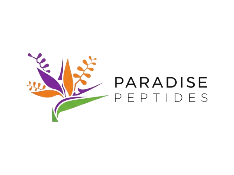 Paradise Peptides logo design by iffikhan