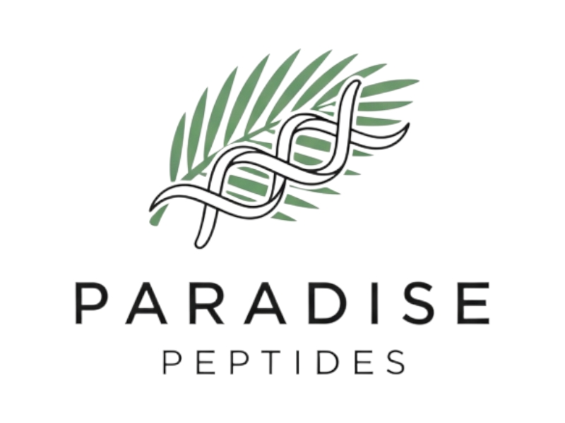 Paradise Peptides logo design by iffikhan