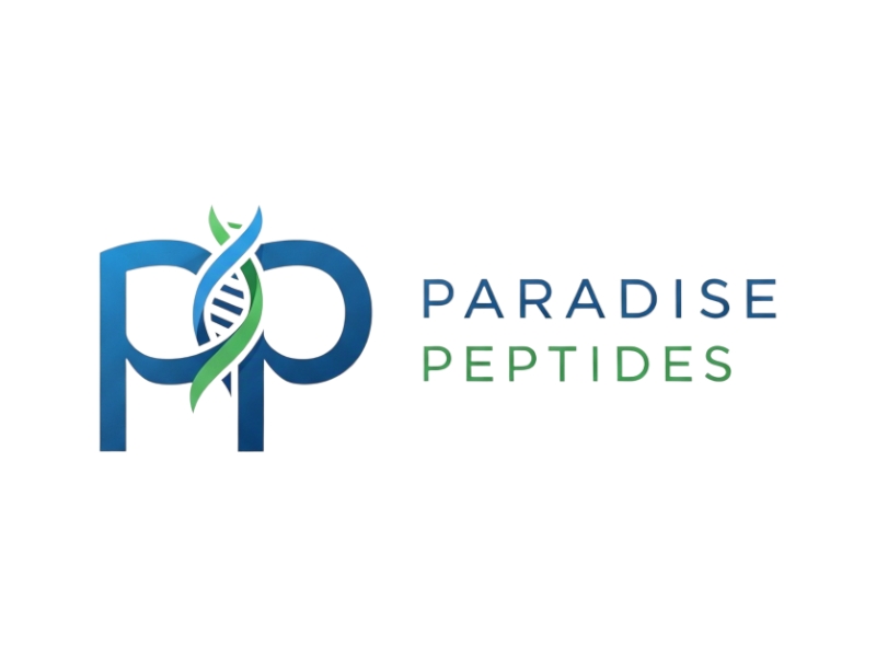 Paradise Peptides logo design by iffikhan