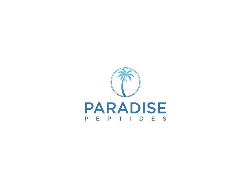 Paradise Peptides logo design by luckyprasetyo