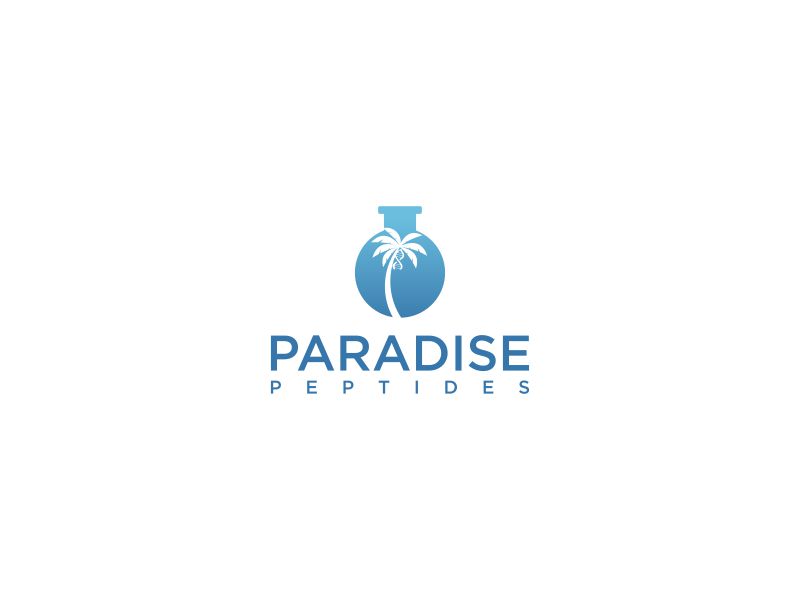 Paradise Peptides logo design by luckyprasetyo