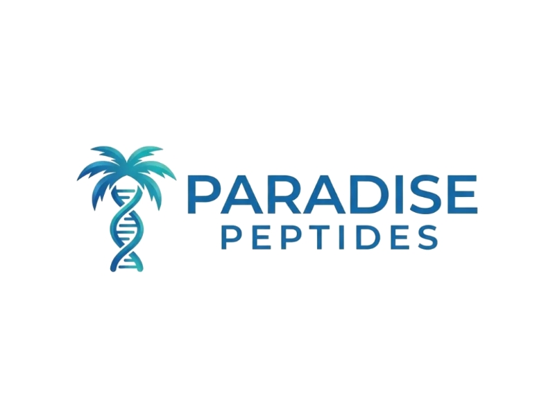 Paradise Peptides logo design by D_king