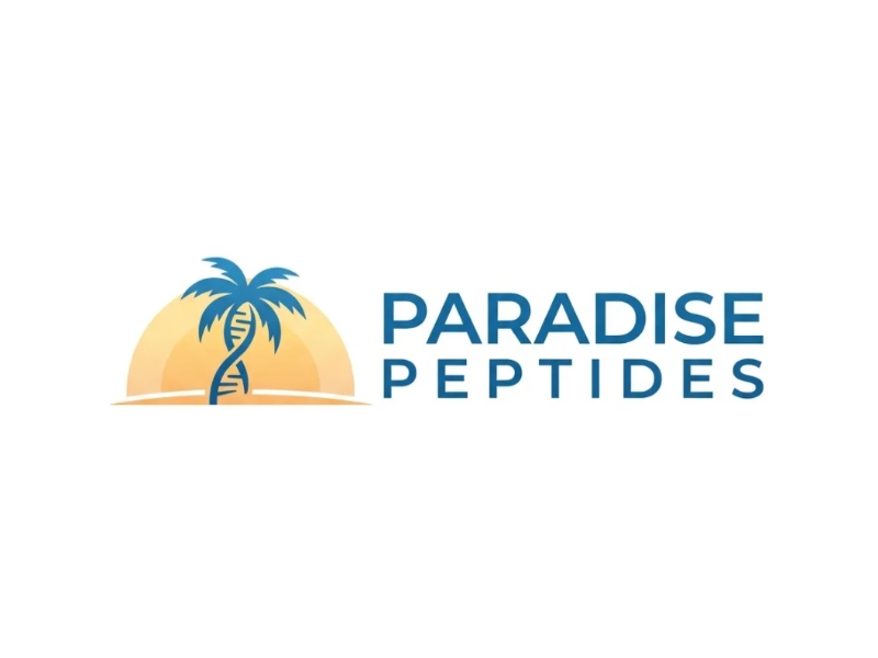 Paradise Peptides logo design by D_king