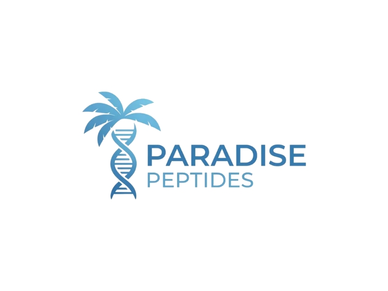 Paradise Peptides logo design by D_king
