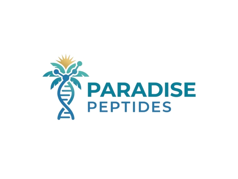 Paradise Peptides logo design by D_king