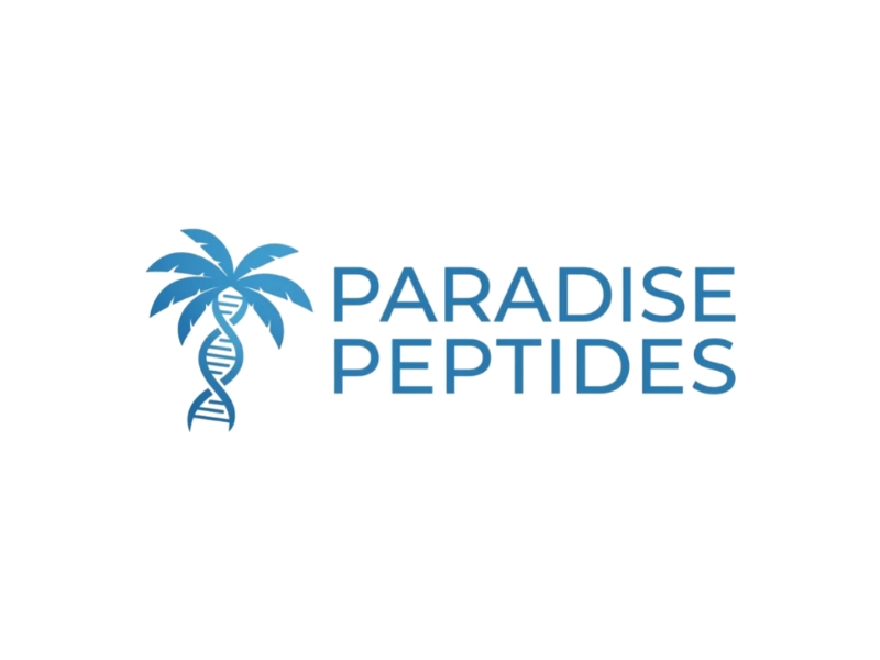Paradise Peptides logo design by D_king