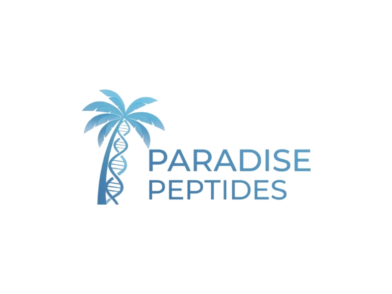 Paradise Peptides logo design by D_king