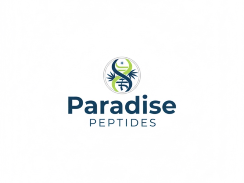 Paradise Peptides logo design by FIAFAI