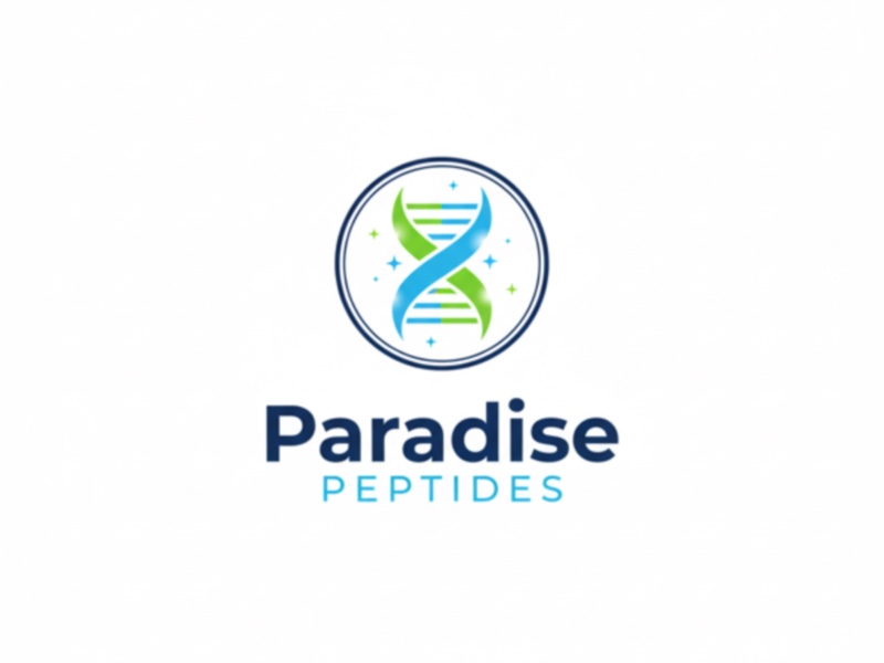 Paradise Peptides logo design by FIAFAI