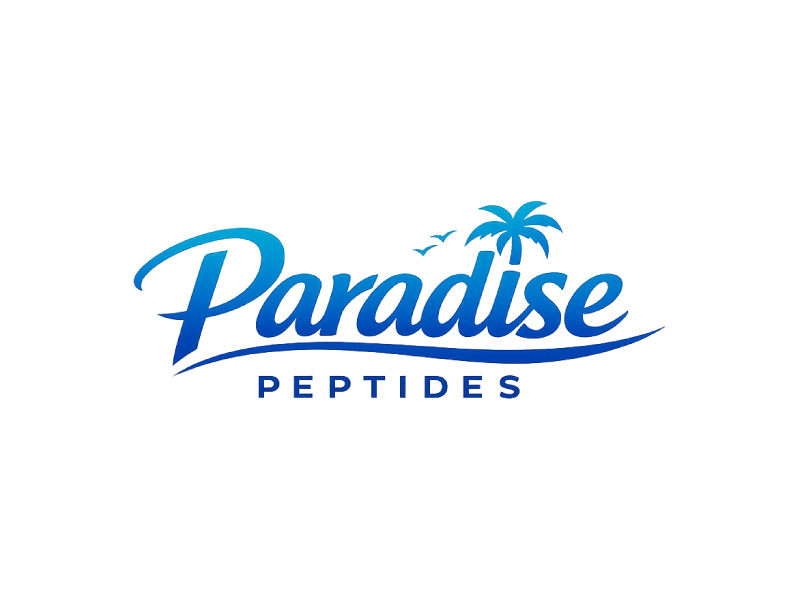Paradise Peptides logo design by M Fariid