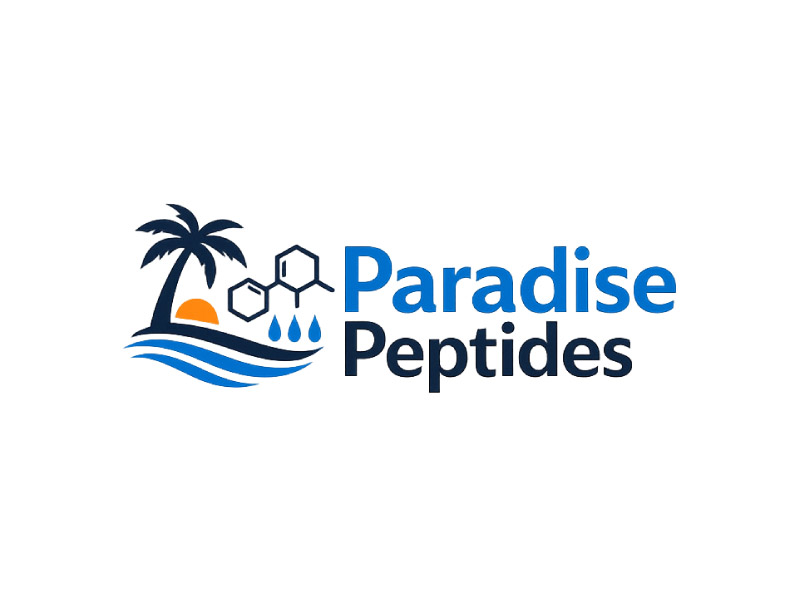 Paradise Peptides logo design by M Fariid