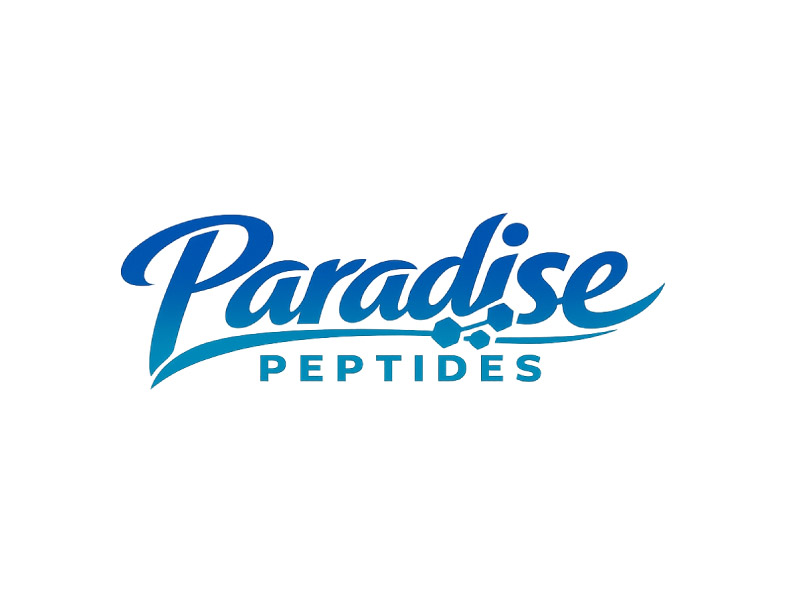 Paradise Peptides logo design by M Fariid