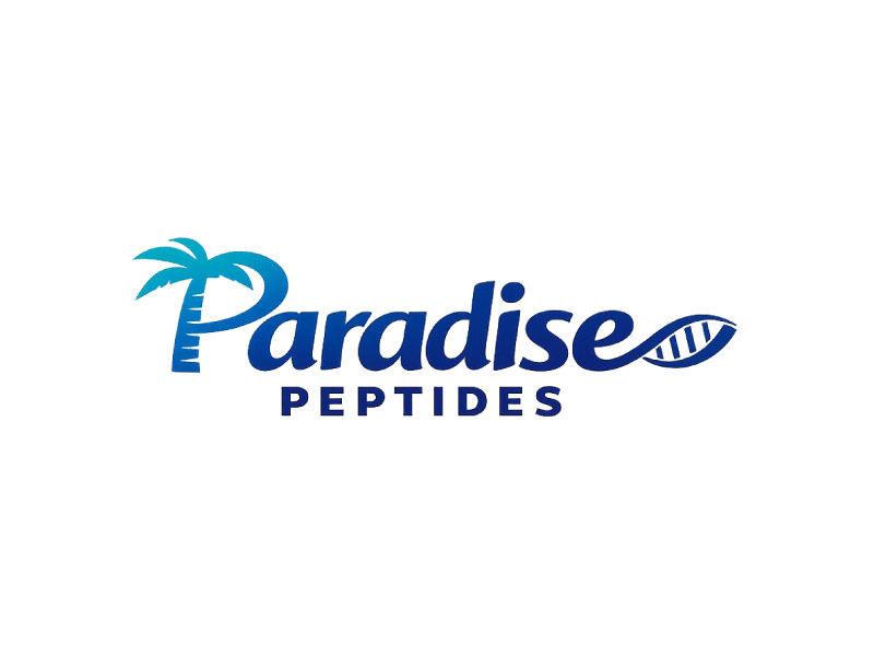 Paradise Peptides logo design by M Fariid