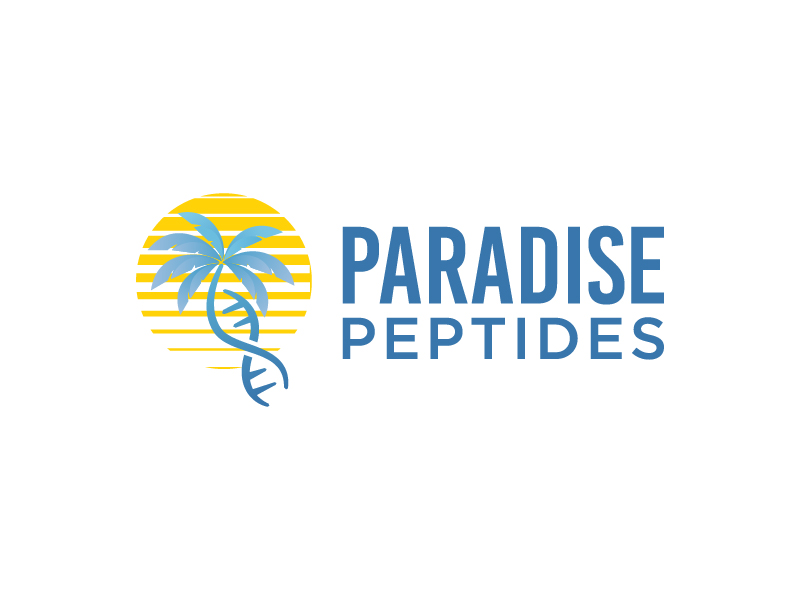 Paradise Peptides logo design by yoppunx